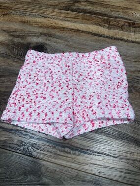 Janie and Jack Pink tweed Short - size 3